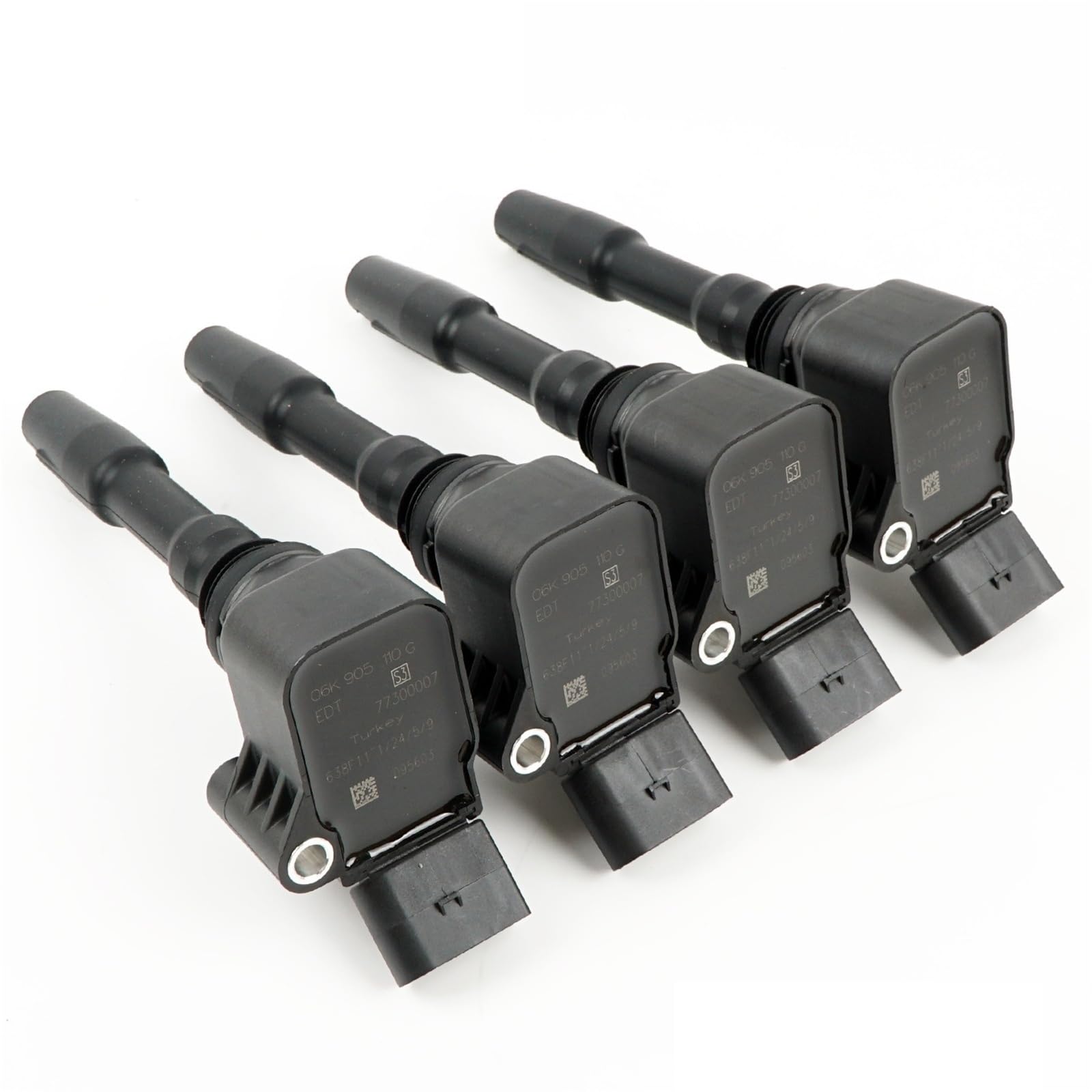 Spinterogeno elettronico Misura per Audi EA888 GEN3 A1 A3 A4 A5 A6 A7 Q5 TT per Golf MK7 Passat B8 4 pezzi bobina di accensione del motore ricambio originale | 4PCS black Turkey