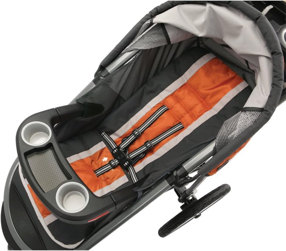 graco orange stroller