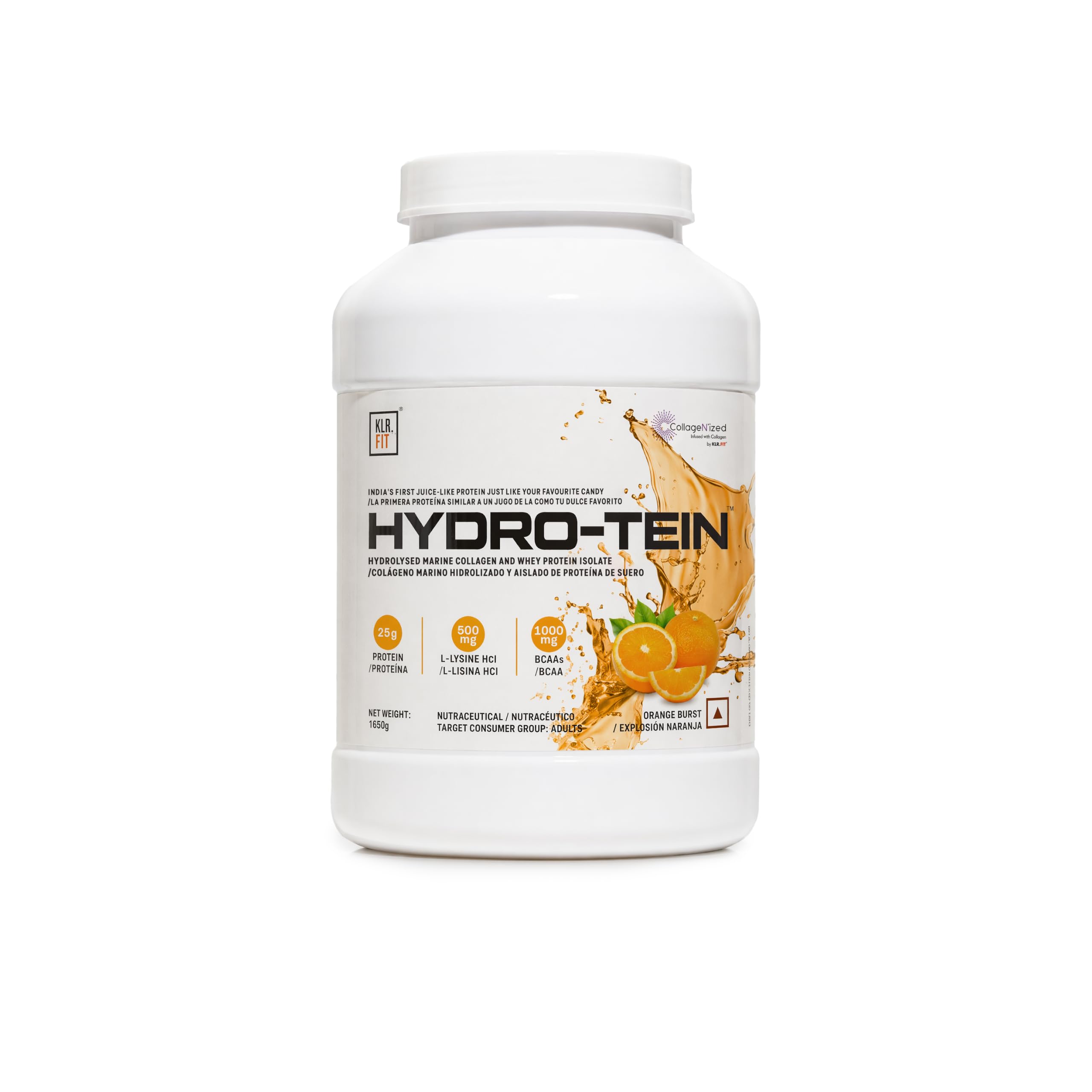 Hydro-Tein | Gut-Friendly Whey Protein Isolate + Hydrolysed Marine Collagen | 25g Protein, Zero Sugar, DigeZyme® Enzymes, BCAAs, Vitamin C & Iron | Mystic Berry | 1650g (50 Servings) — Amazon image 5