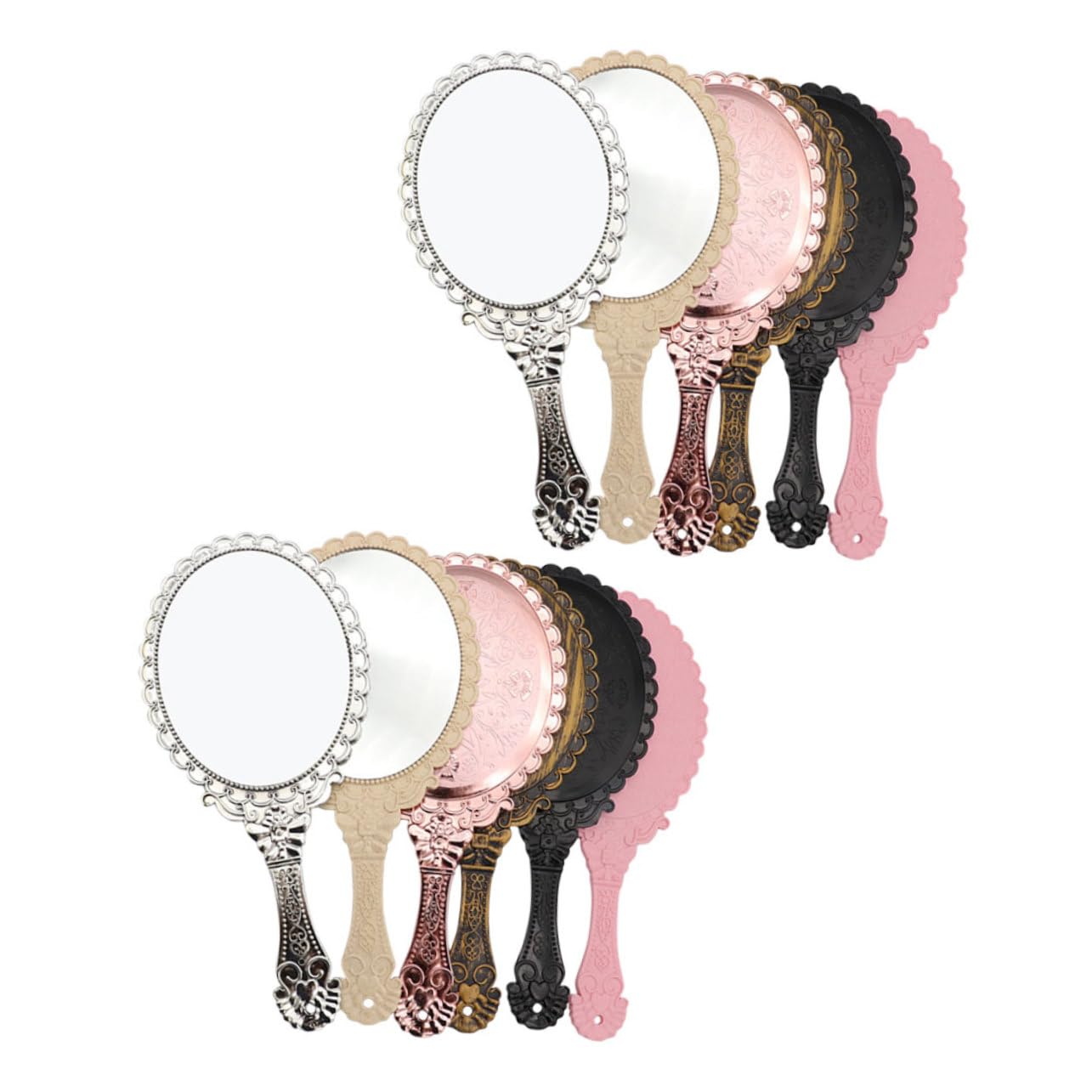 Miroir portable à main vintage pour ne plus rater son maquillage en voyage