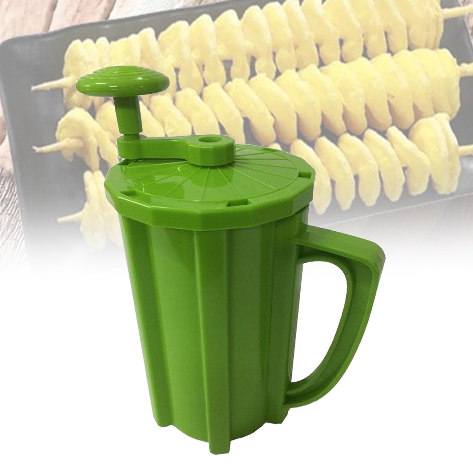 Tornado Kartoffelchips Spiralschneider Manuell Edelstahl Kartoffelchips Slicer Spiral Twister Gemüseschneider Pommes Frittieren
