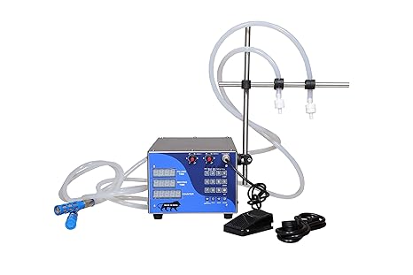 Double Head Digital Liquid Filling Machine | Manual & Automatic Control (5ml to 4000ml)