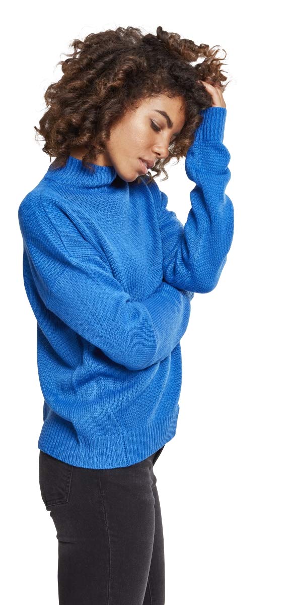 Urban Classics Bluza sportowa Kobiety Damska bluza oversize z turtleneck (1 w zestawie)