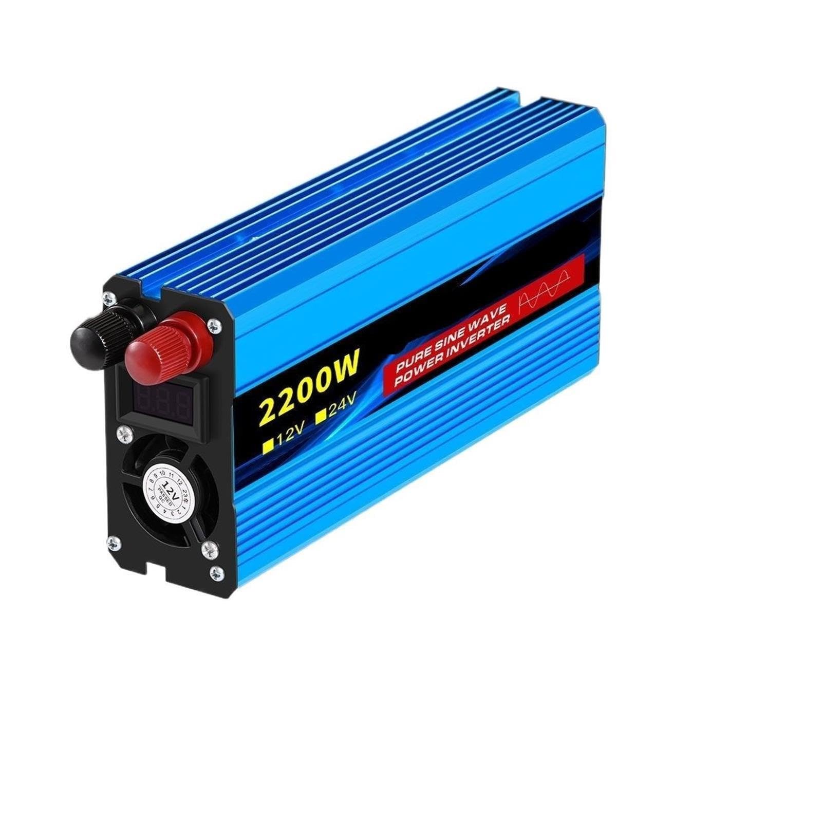 Falownik, Falownik sinusoidalny o mocy 1100 W / 2200, konwerter 12 V–24 V DC na AC do użytku samochodowego i domowego(12V 1100W/2200W)