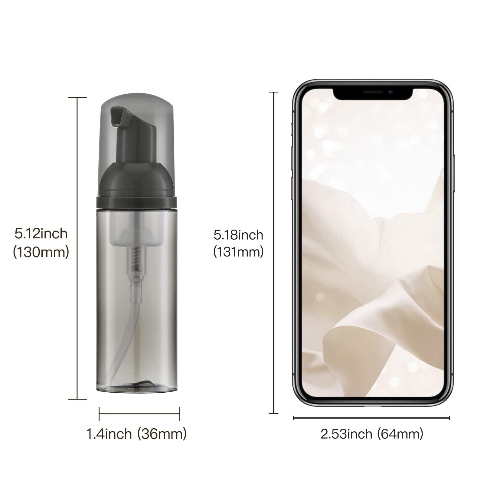 Travel Refillable Foam Pump Bottle