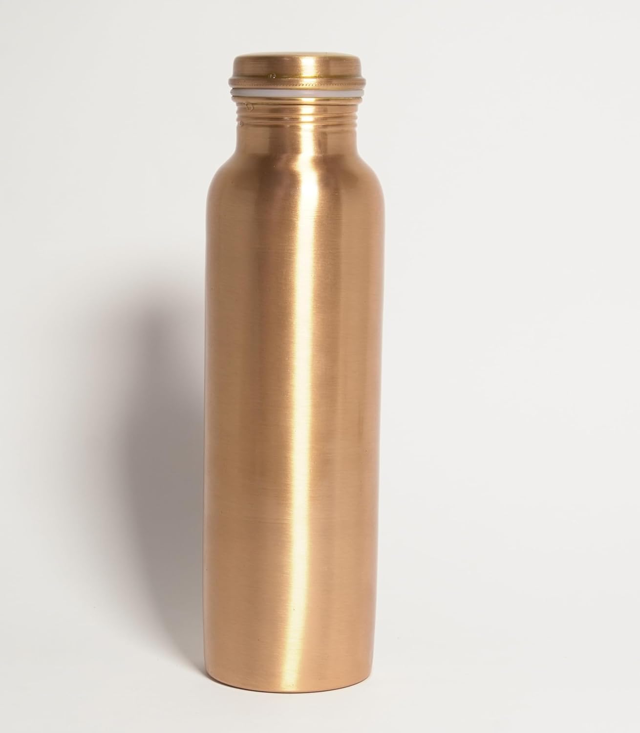 2000 ML/68 oz Copper Water Bottle With Jute Bag, Plain Design, Leak-Proof, Lightweight Authentic Ayurvedic Bottle, Handcrafted Pure Copper Drinking Water Bottle