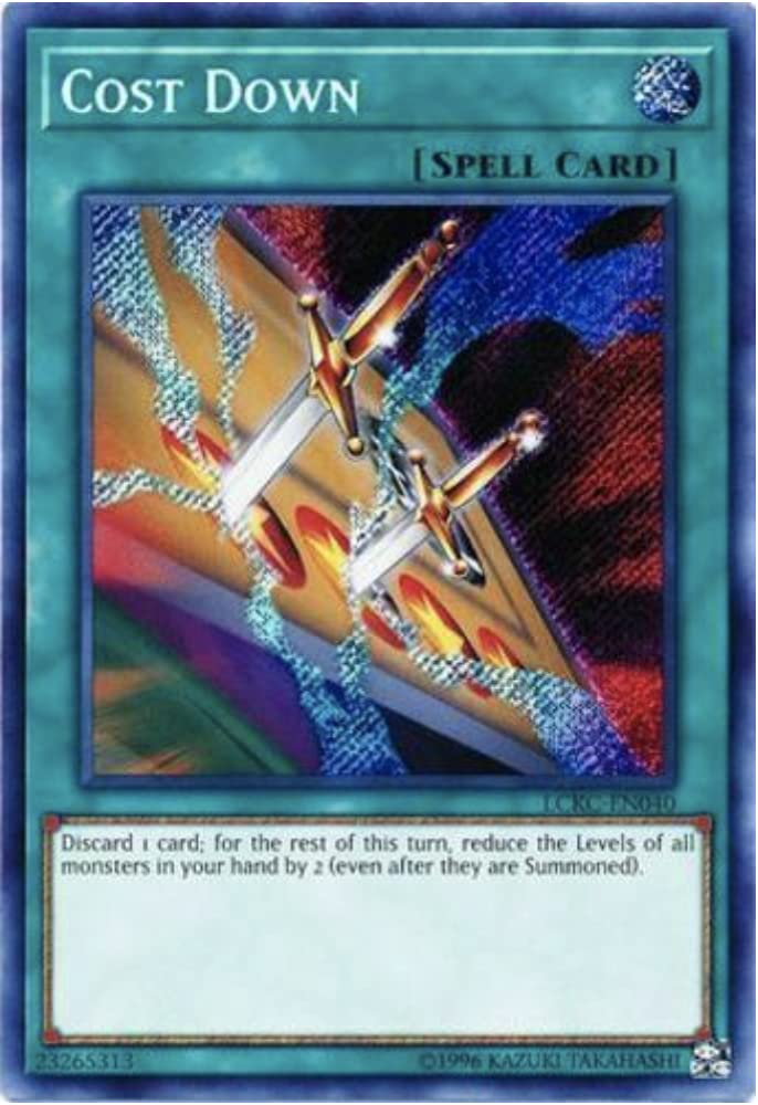 Yu-Gi-Oh! - Cost Down - LCKC-EN040 - Secret Rare - Unlimited Edition