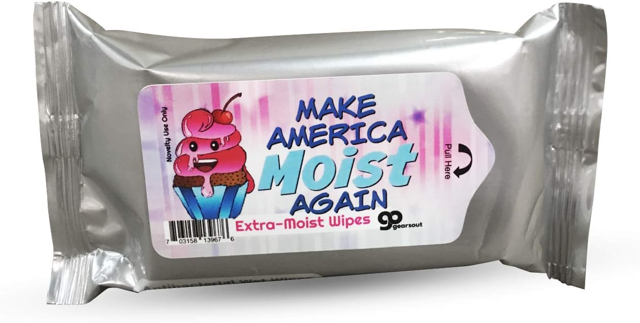 Buy Gears Out Make America Moist Again Wipes Wet Wipes Weird America Gags For Friends Stocking Stuffers For Women White Elephant Ideas Secret Santa Travel Size Funny Online In Taiwan B07kpplxkp