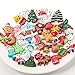 Produktbild Neues DIY Handgefertigtes, Gemischtes Süßigkeiten-/Obst-/Weihnachtsdekoration Set, Handwerkliche Scrapbooking-Kunst Dekoration für Haarnadel/Telefonetui/Schlüsselbund/Stirnband (100pcs Christmas)