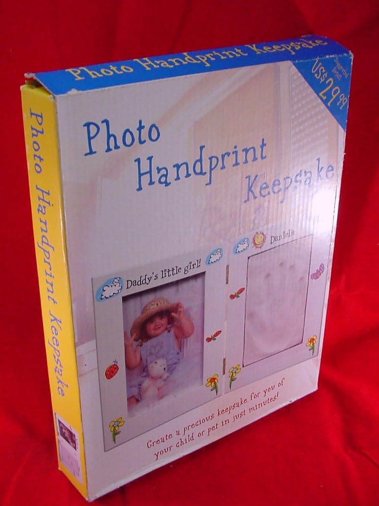 Photo Handprint Keepsake Frame Amazon.co.uk Home & Kitchen