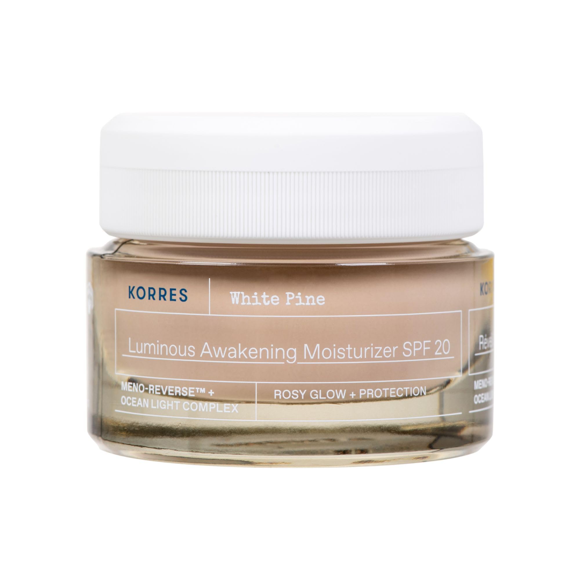 KORRES    Transparent White Pine - Luminous Awakening Moisturiser Spf20 40Ml in Size 40ml, BrandAlley