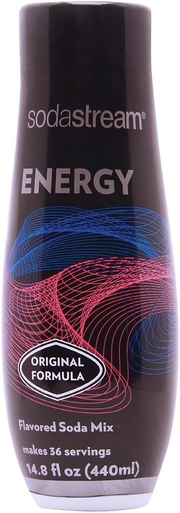 Sodastream 440ML Flavor Syrups ( pack of 2 440ml Bottles) (Xstream Energy)
