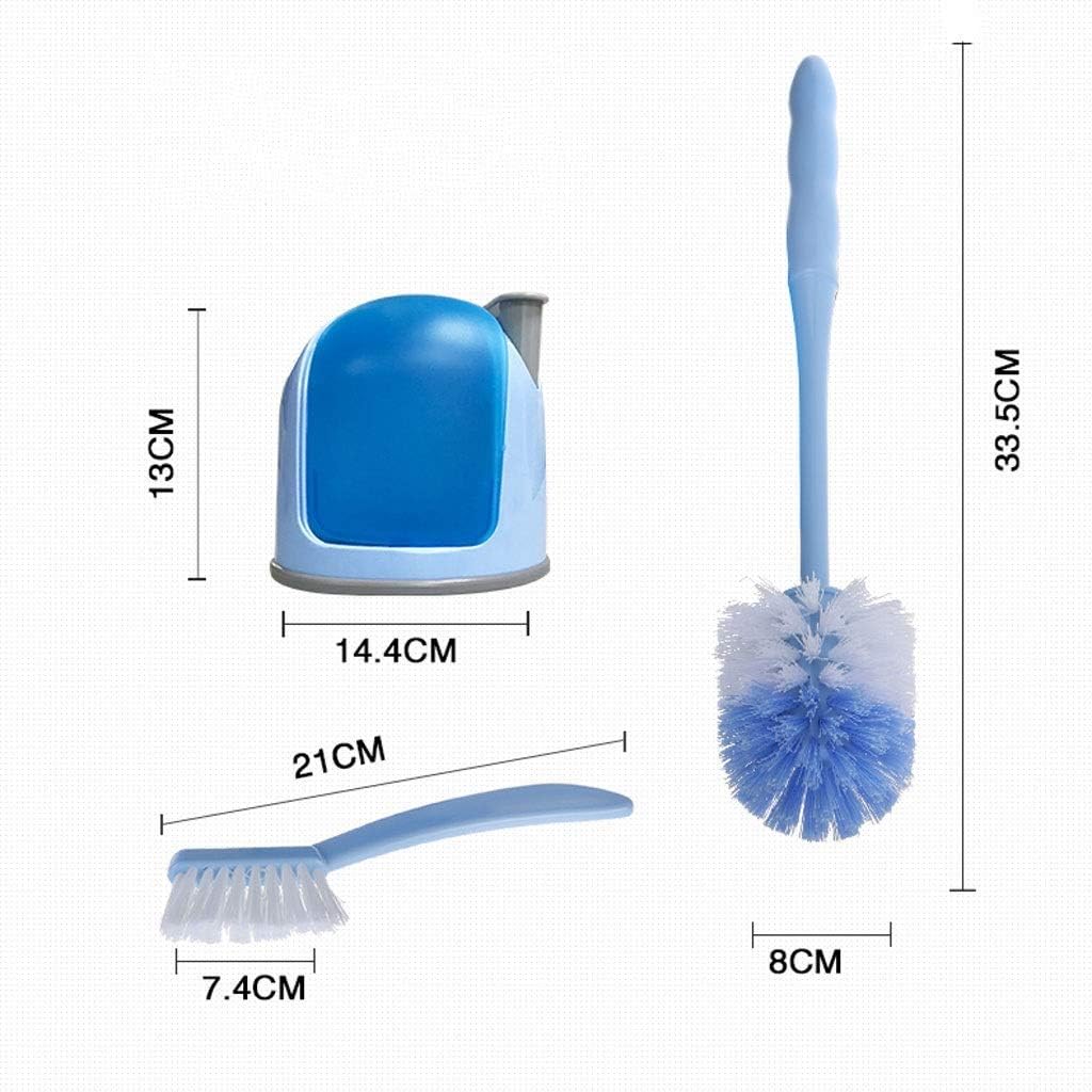 Toilet Brush Holder Toilet Brush, Toilet Brush and Bracket Set, Do not Hurt The Surface of The Toilet, Strong Cleaning Power, Toilet Brush with Holder