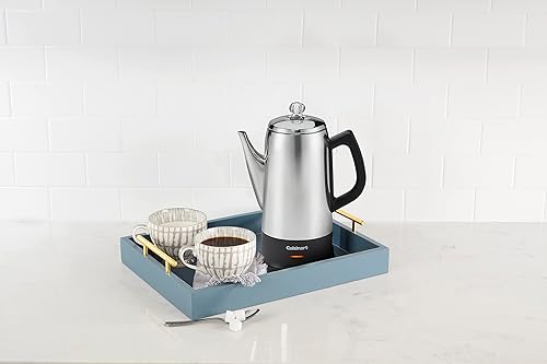 Miniatura 3 de Cuisinart Percolador clásico de 12 tazas, PRC-12N, acero inoxidable