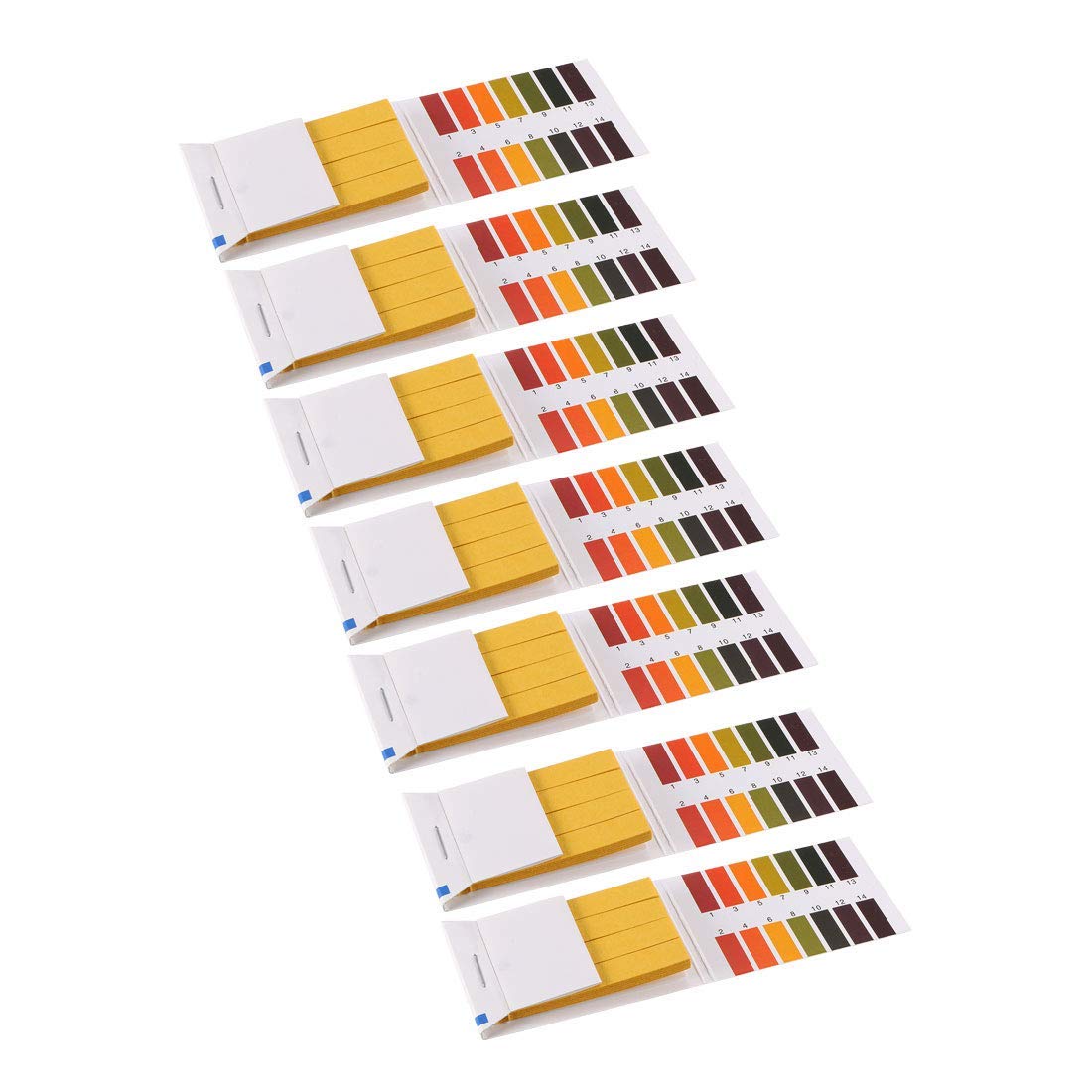 Produktbild von 800 PH-Teststreifen (1–14) – Lackmuspapier Für Wasser, Boden, Seife & Aquarium – Inkl. 10 Farbkarten