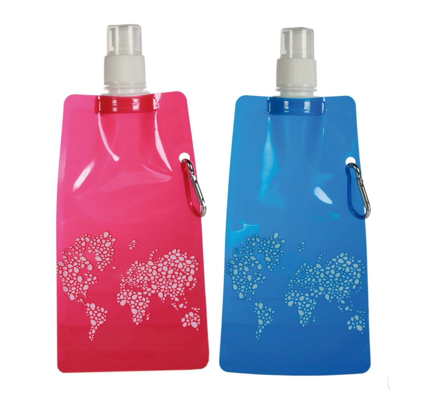 Kenzies Gifts Men's Red Water Bottle Fab For Travelling - Foldable & Reusable 4-0Ml Red Drinks Bottle - Man Gents Himmust Have Xmas Christmas Stocking Filler Secret Santa Gift Present Idea - One Supplied
