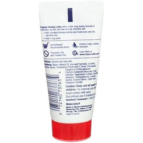 Miniatura 7 de Eucerin Original Healing Emollient Loción enriquecida 1 oz - Pack de 6 - New Look