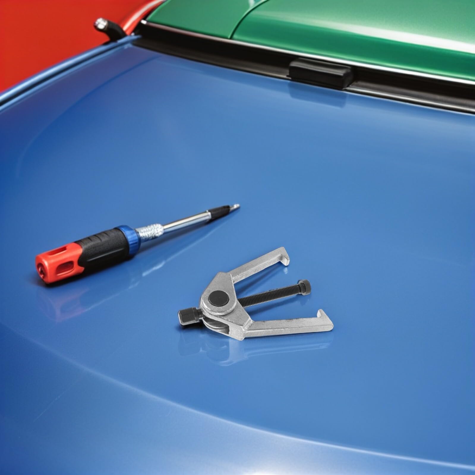 HEMOTON Extracteur de Rotule de Direction Manuelle 18,5 X 7,4 X 4 Cm en Acier Robuste pour Biellettes Intérieures, Outil D’Entretien à Suspendre Voiture, Camion et SUV, Outil Extracteur