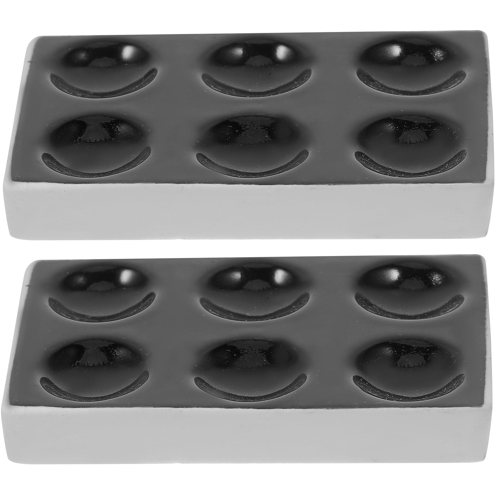 4 Stück Experimentiertafel Spot-reaktionsplatte Wissenschaftliches Experiment Spot-platte Keramik-tüpfelplatte Für Das Labor Spotplatte Für Chemische Experimente Porzellan Black