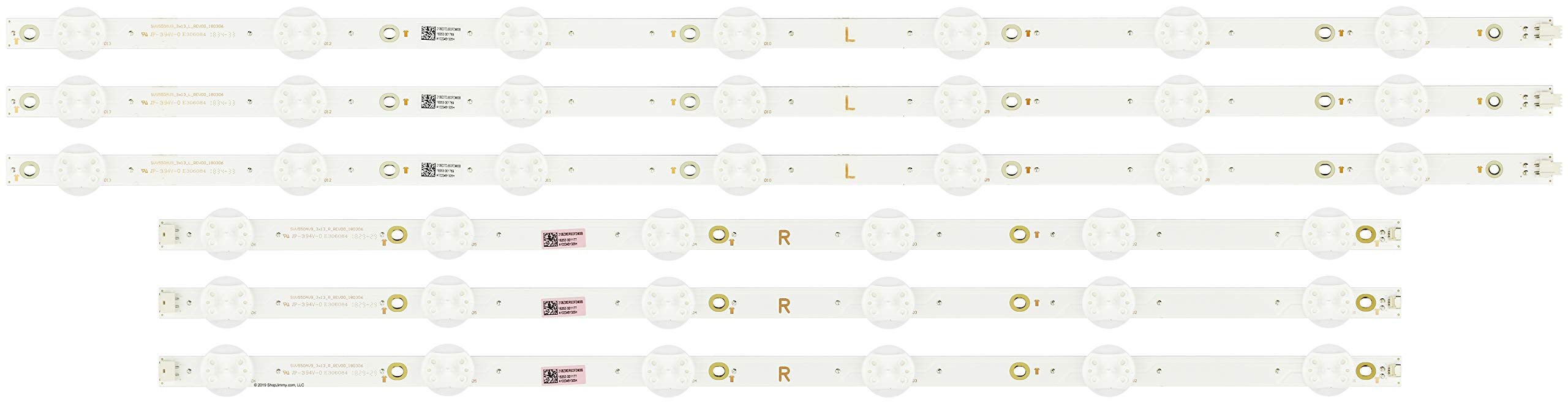 SVV550AV9 3X13 L R REV00 180306 LED Backlight Strips (6) D55X-G1 New