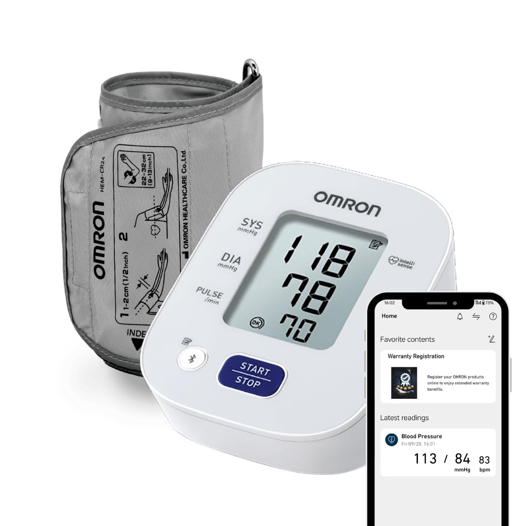 Omron HEM 7143T1 Digital Bluetooth Blood Pressure Monitor with Cuff Wrapping Guide & Intellisense Technology For Most Accurate Measurement (B0DB51H4ZP) Amazon Price History, Amazon Price Tracker