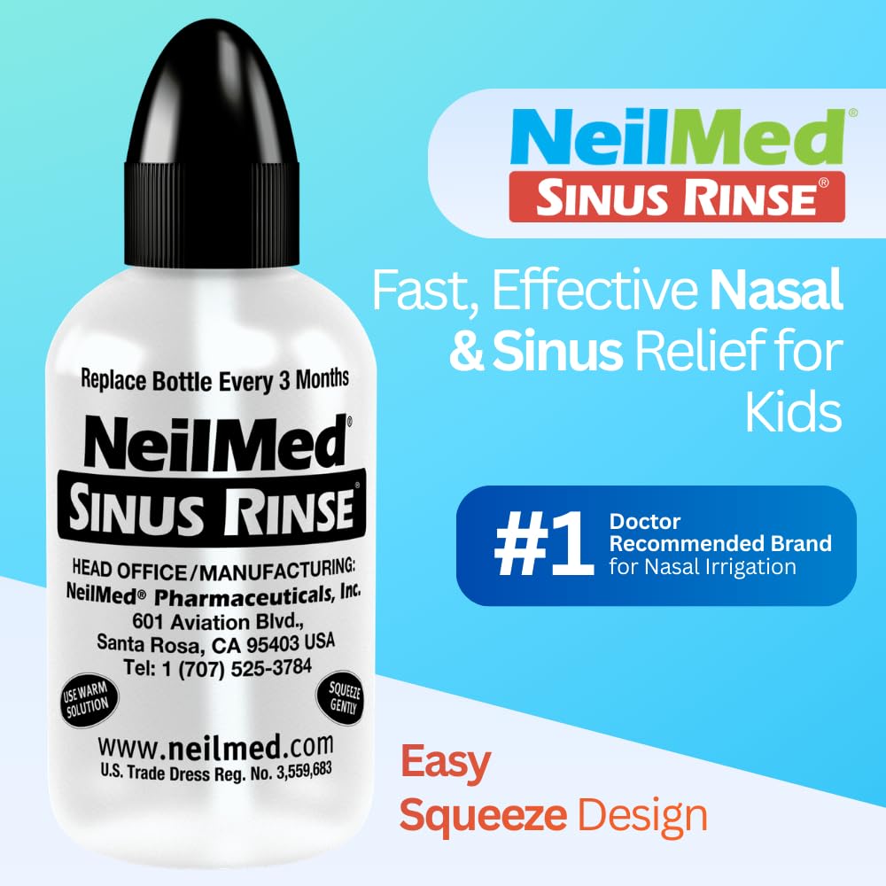 NeilMed SinusRinse Pädiatrisch Kit für Stirnhöhle & Allergie Erleichterung