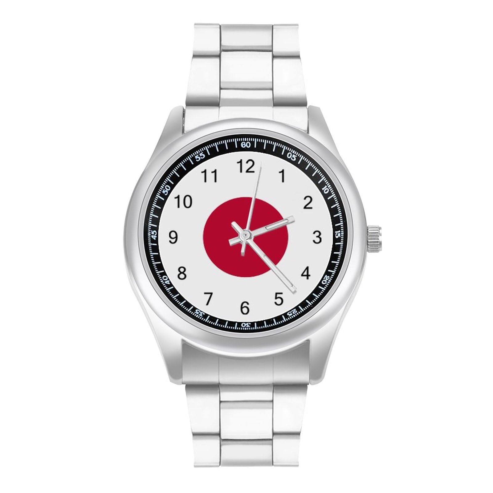 Grovana 手巻きアナログ時計 K18日本の国旗 Grovana 手巻きアナログ