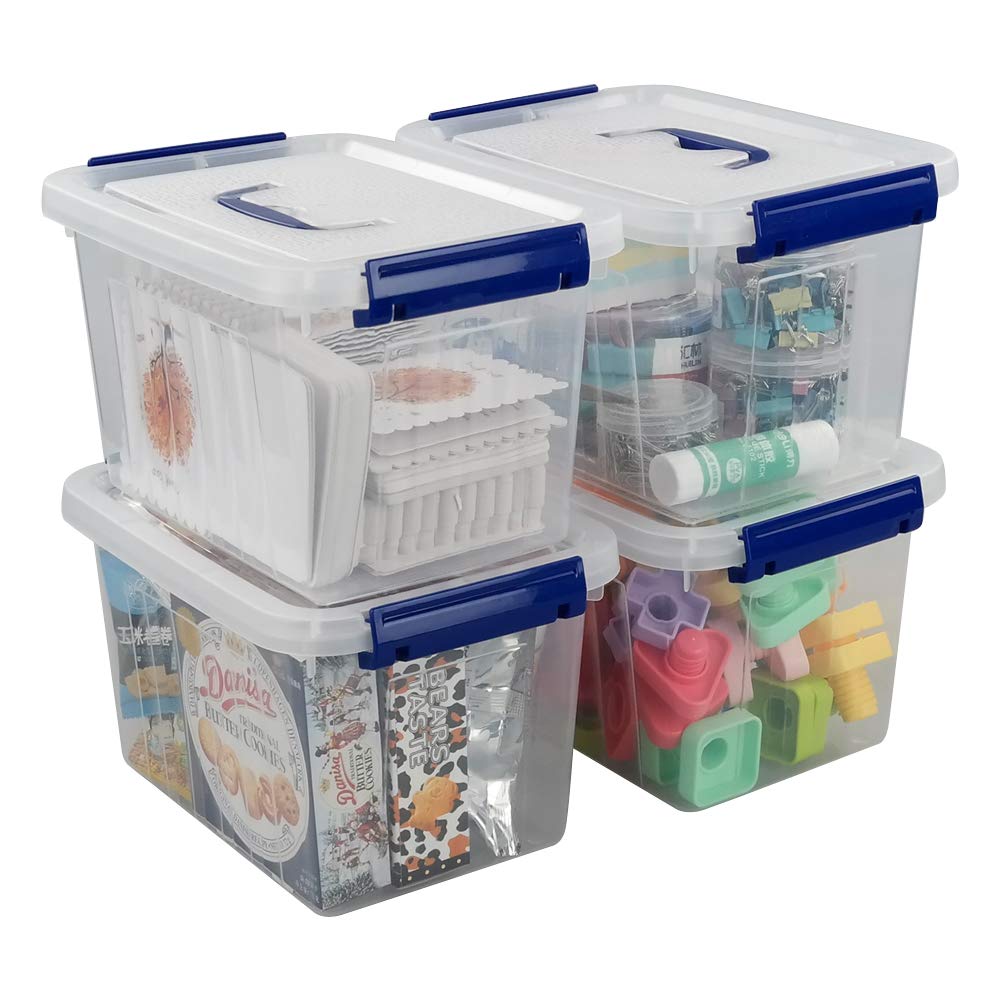 Ggbin 12 Quart Aufbewahrungsbox Mit Deckel – BPA-frei, Mit Griff, Ideal Für Spielzeug & Organisation