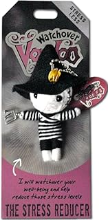 Watchover Voodoo - String Voodoo Doll Keychain – Novelty Voodoo Doll for Bag, Luggage or Car Mirror - Stress Reducer Voodoo Keychain, 5 inches