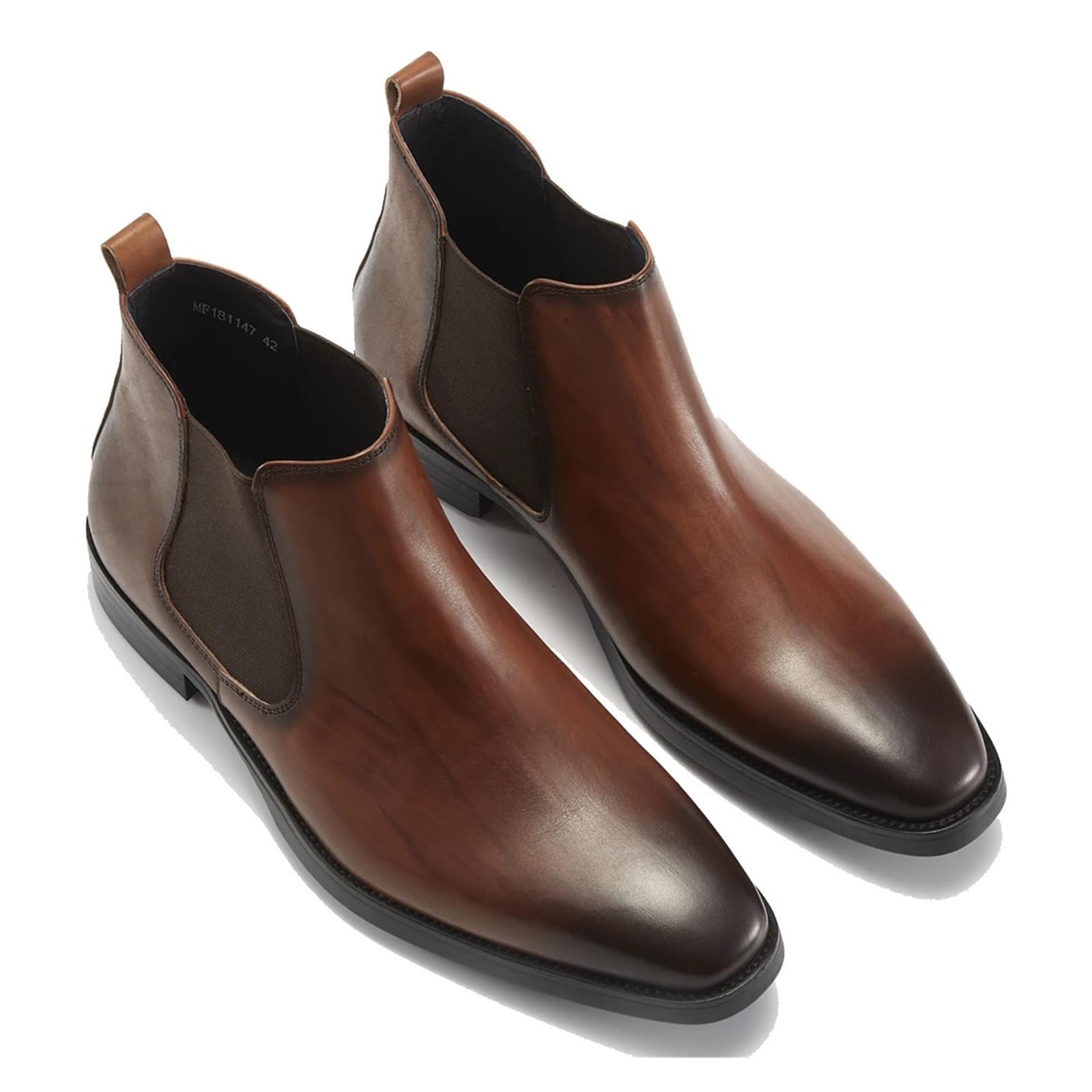 Stivaletti Chelsea Da Uomo Stivaletti Chelsea In Pelle, Slip-on, Scarpe Da Uomo, Stivali Motociclista, In Stock
