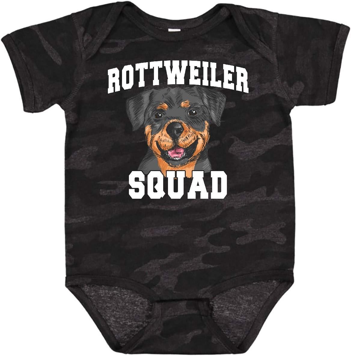 inktastic Dog Rottweiler Squad Baby Bodysuit