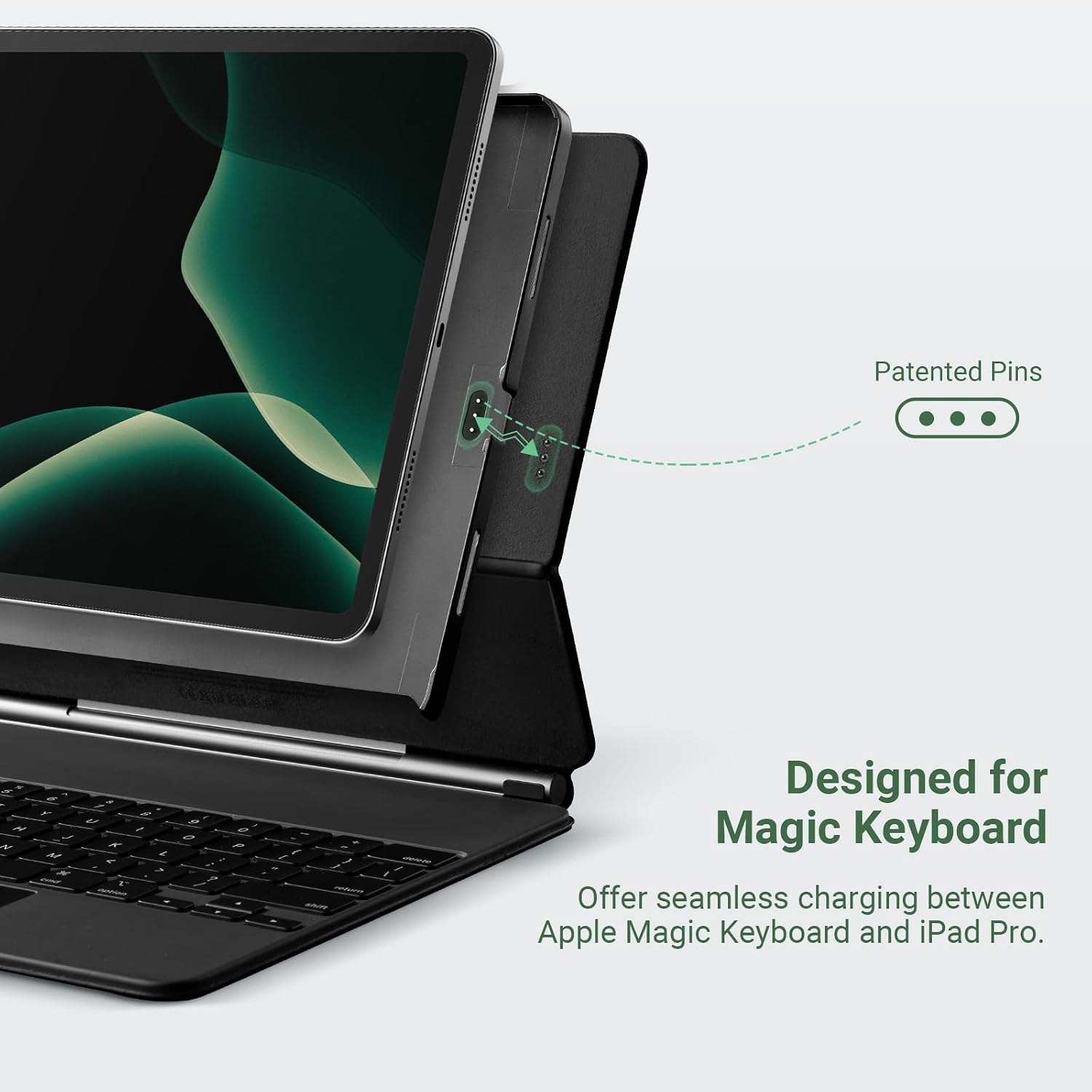 PITAKA 2021 iPad Pro 11 Inch Case 3rd Generation [Fusion Weaving MagEZ Case 2] Ultra Thin Aramid Fiber Magnetic Case Magic Keyboard Compatible Case, Works with MagEZ Stand & MagEZ Folio, Overture