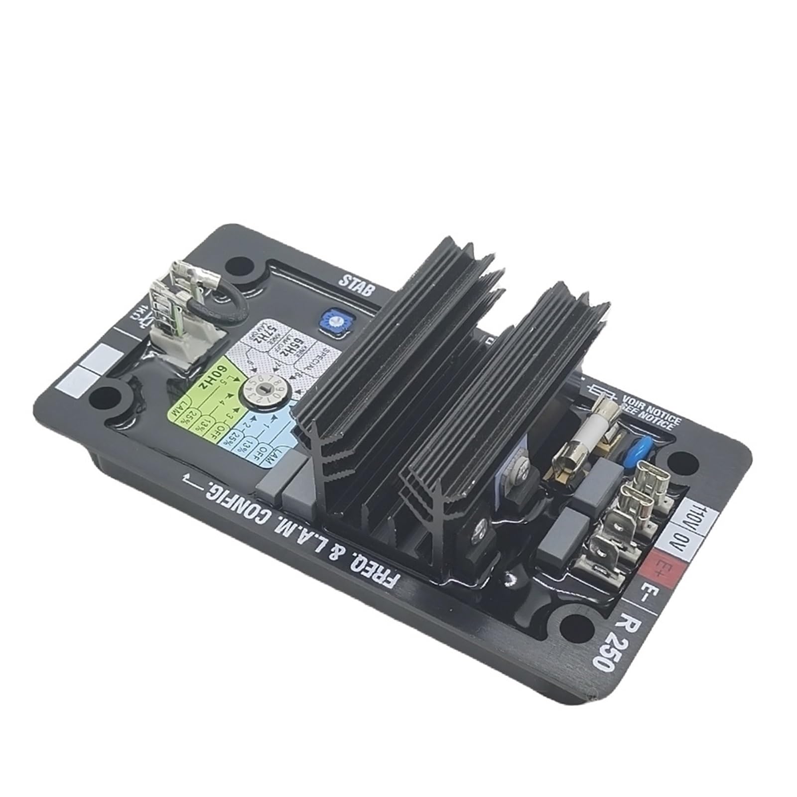 CSKWLLNBC 1pcs R250 AVR Automatic Voltage Regulator Brushless Diesel Generation Set Accessories