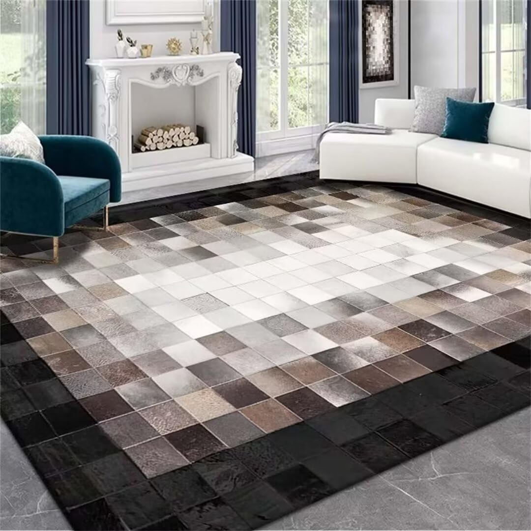 Tapis de salon gris 60x100 cm idéal pour le coin jeu sécurisé des enfants
