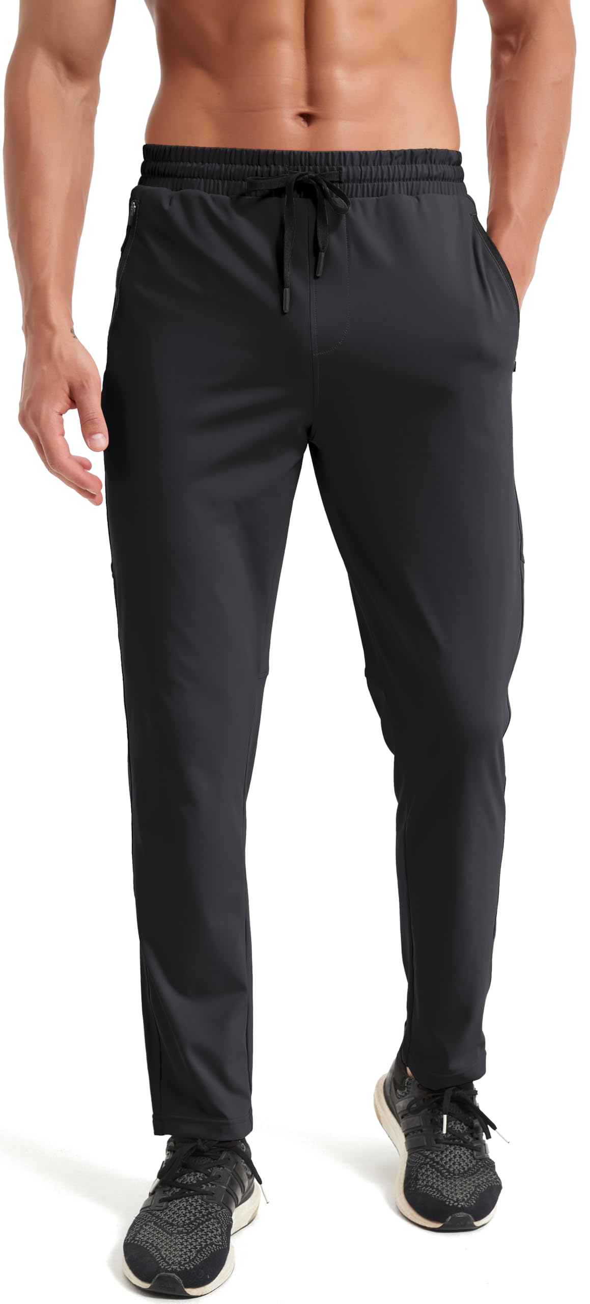 Men's Hiking Sweatpants Joggers Athletic Pants Stretch Workout Jogging Running Gym Traning Track Pants