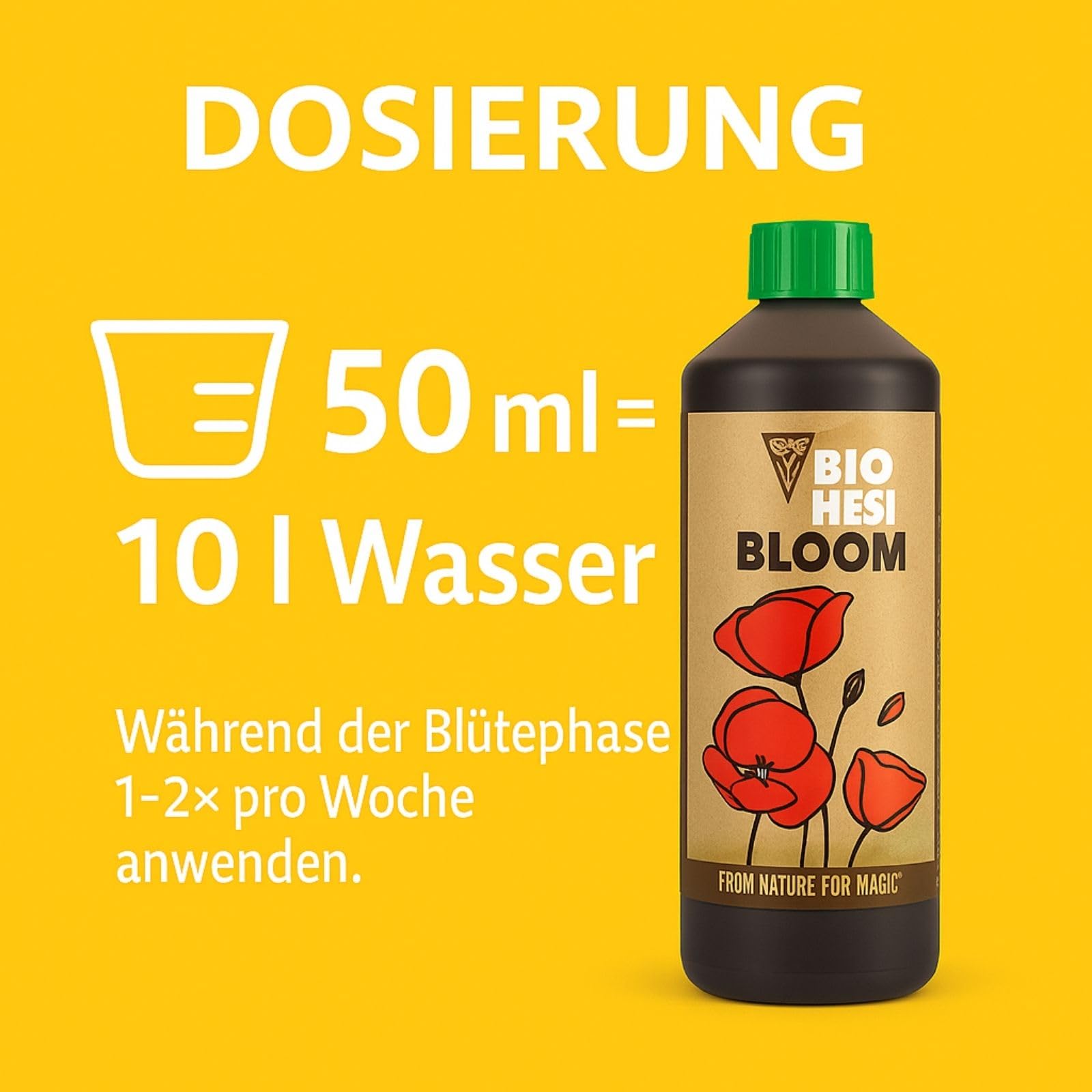 Weedness Hesi Bio Bloom 1 Liter Bltephase - Grow Dnger Naturdnger  Zimmerpflanzen Bio Flssig Organischer : Amazon.de: Garten