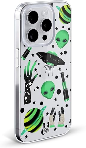 Miniatura 2 de Head Case Designs Alien Spooky Night Gel Case Military Grade Protection Compatible with Apple iPhone 11 Pro and Compatible with MagSafe