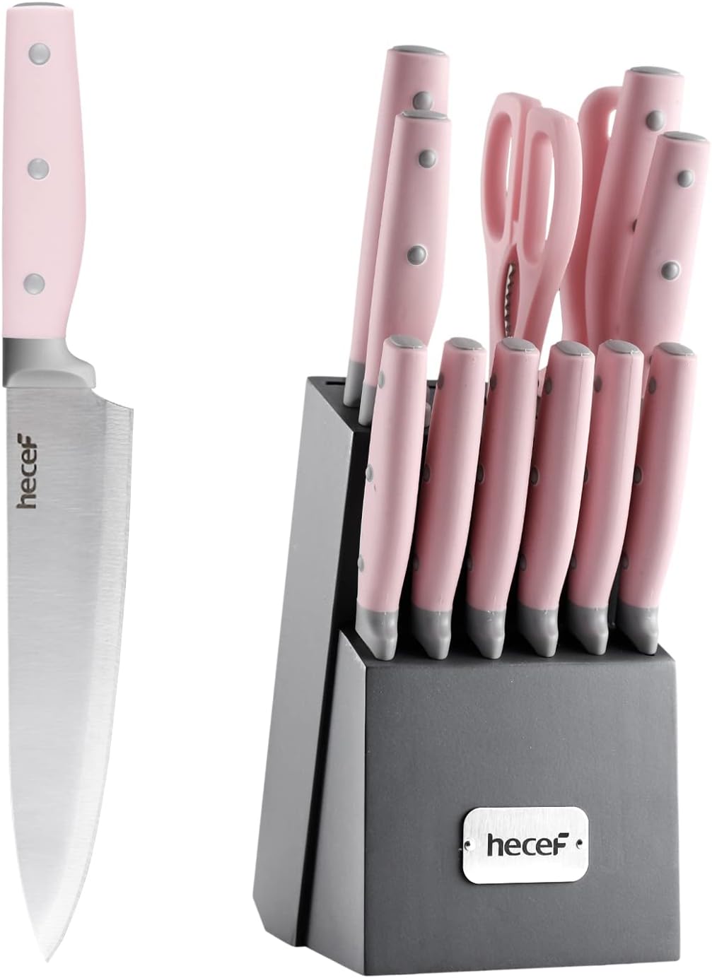 Amazon.com: Paris Hilton Knife Block Set with Fan Style Clear Acrylic ...