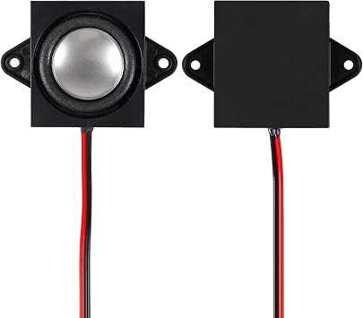 2Pcs 3W 4 Ohm Mini Loudspeakers 3 Watt JST-PH2.0 Interface Micro Speaker for Arduino, Small Electronic Projects, Advertising Machines, LCD TV Monitors