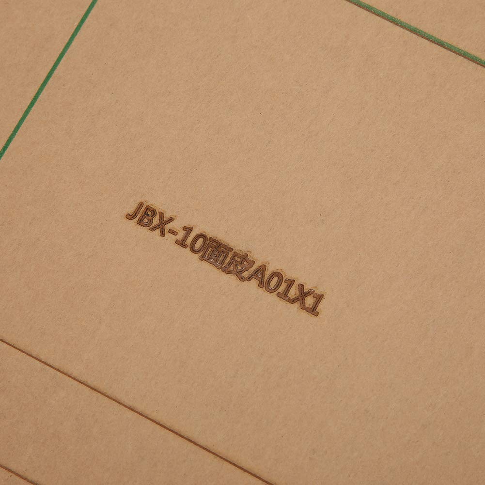 Set di stencil in pelle, acrilico trasparente fai da te in pelle