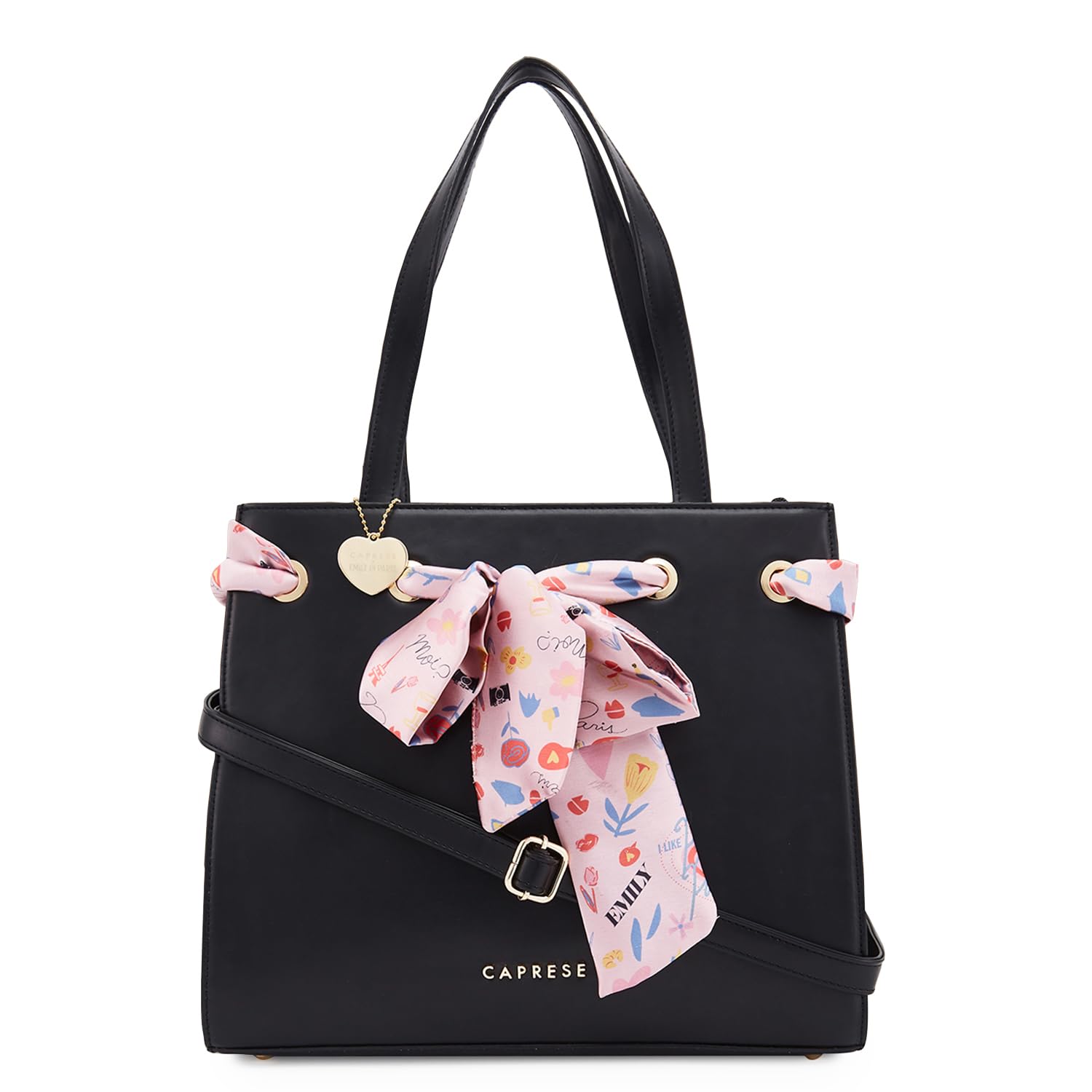 Chenelle Satchel for Women (Large, Black)-image-12