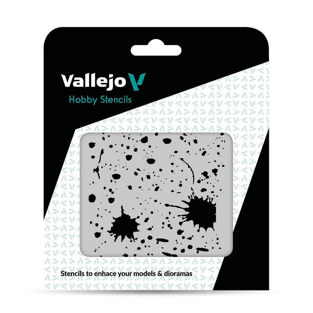 AV Vallejo Stencils - 1:35 Splash & Stains