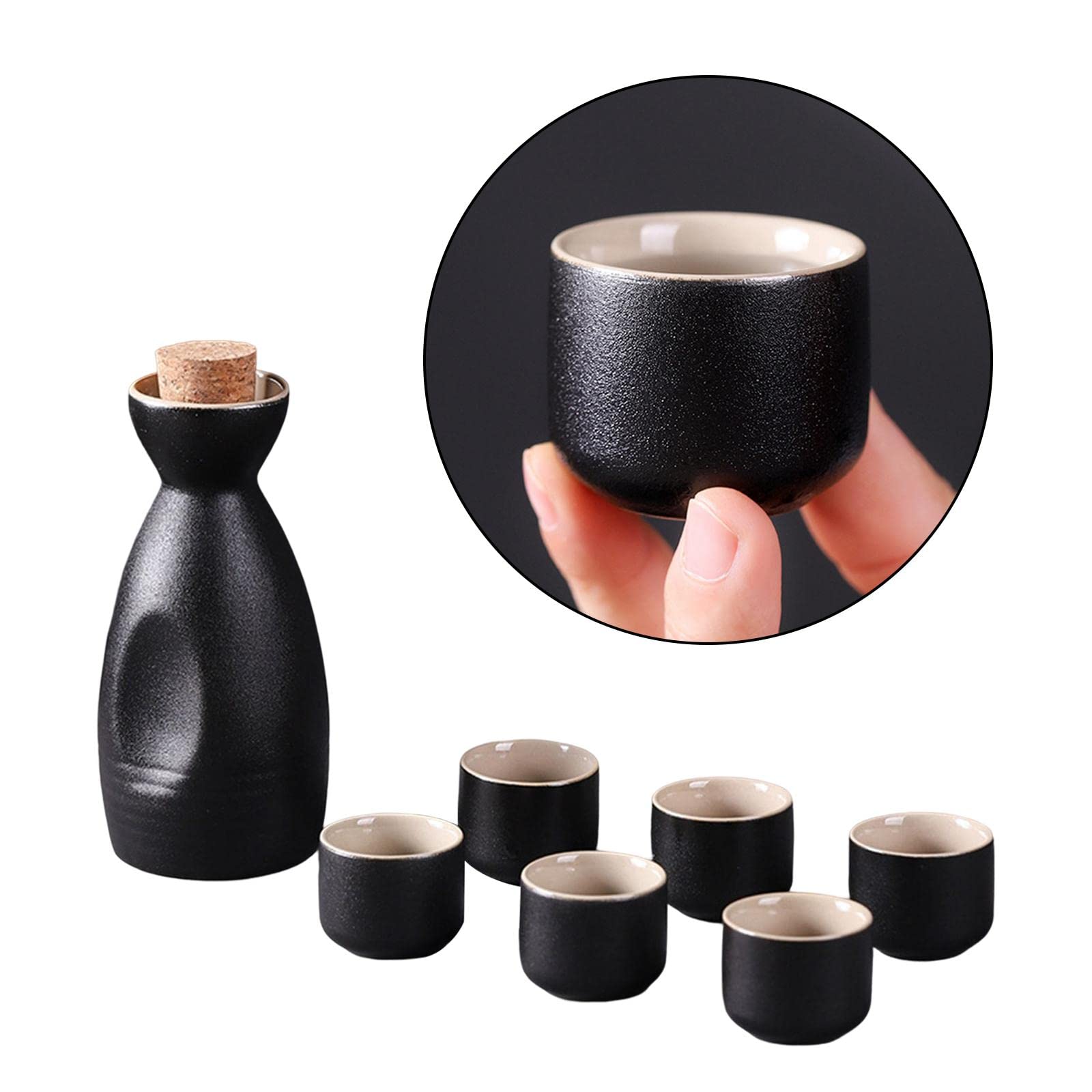 Amazon.co.jp: Generic オフィスの食器棚のための陶磁器の酒の鍋の 