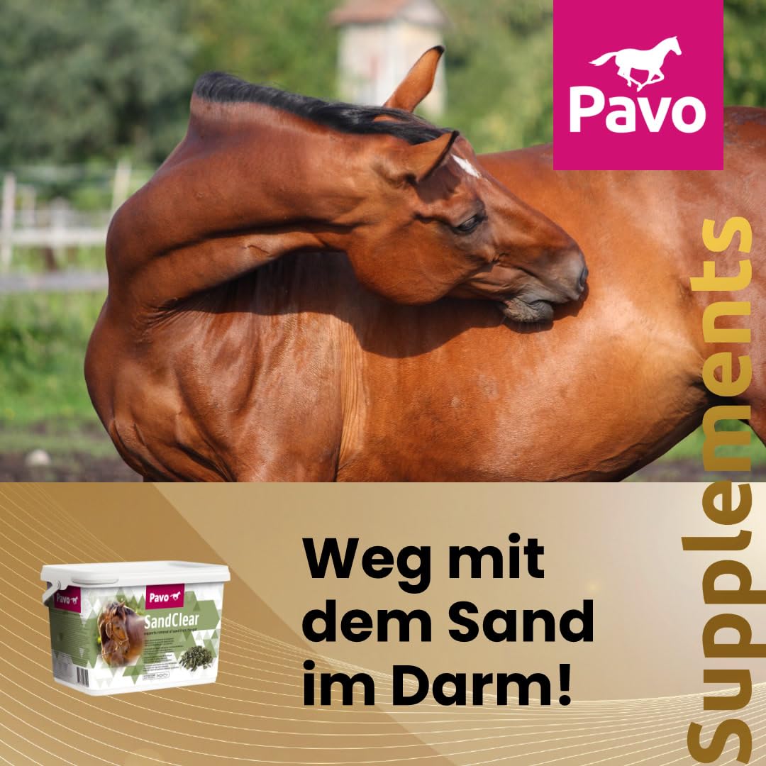 Pavo SandClear 2 KG | Aditivos digestivos | Eliminación de arena y digestión saludable para caballos