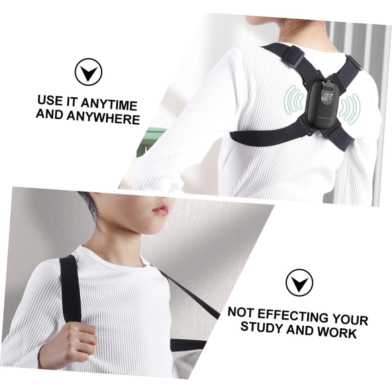 HAPINARY Smart Posture Corrector Child Posture Corrector Humpback Correction Belt Abs Material
