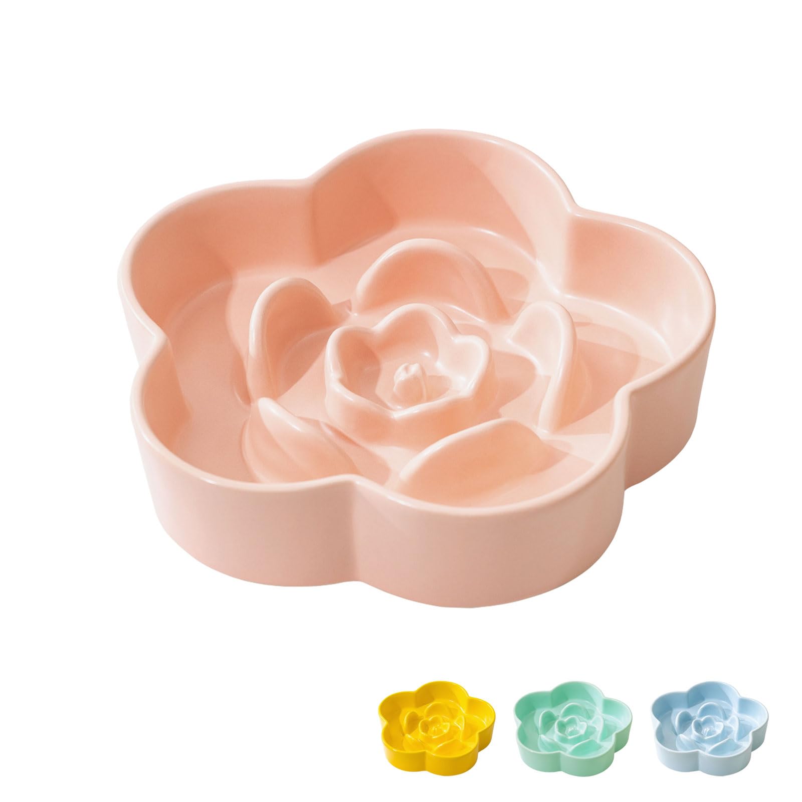 Amazon | 【早食い防止】 ペット用セラミックスローフィーダーボウル