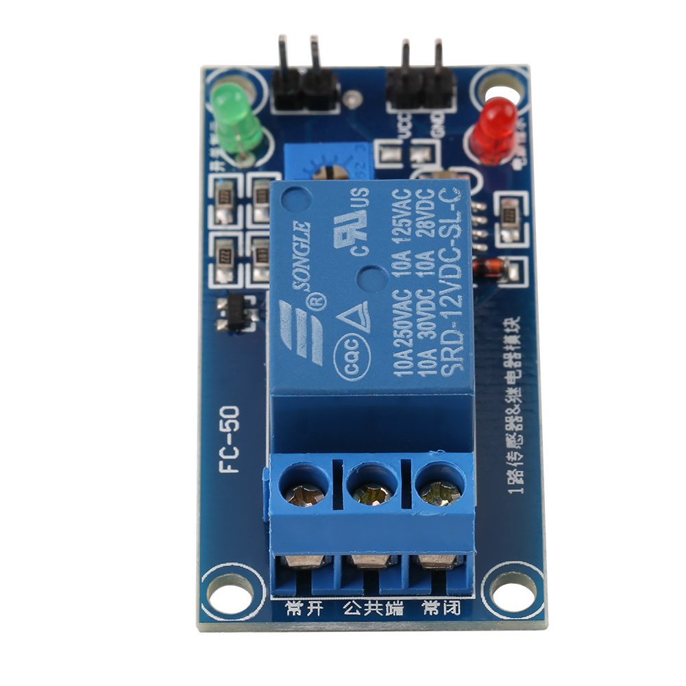 CC 12V Módulo de Relé de Control de Lluvia, Módulo de Humedad Sensor de Lluvia Módulo de Riego Automático