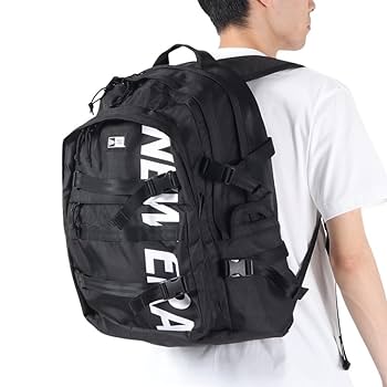 NEW ERA ニューエラ　リュック35L プリントロゴ バックパック Amazon.co.jp: ニューエラ（NEW ERA） リュック キャリアパック