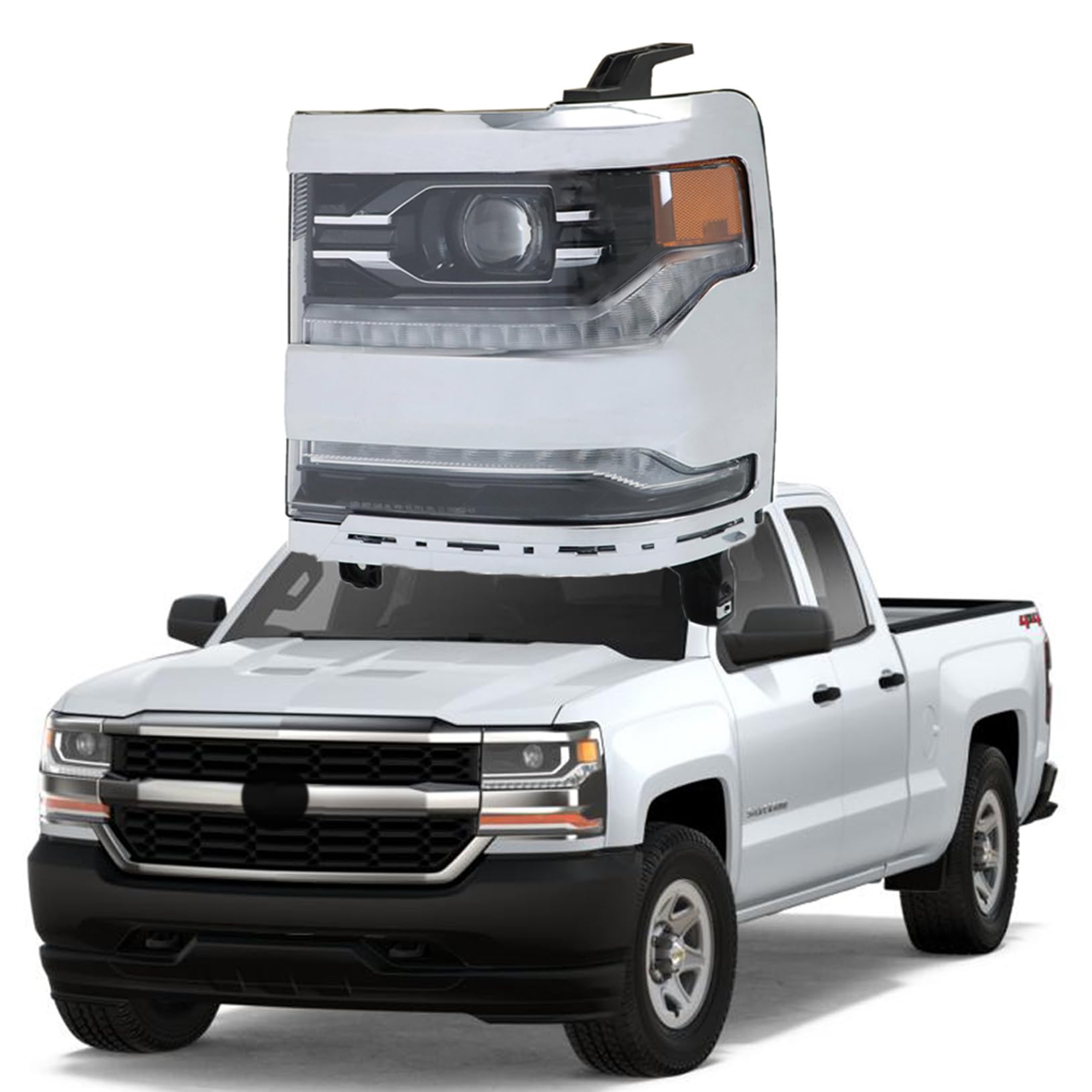 LABLT Headlights Front Head Lamps Replacement for 2016 2017