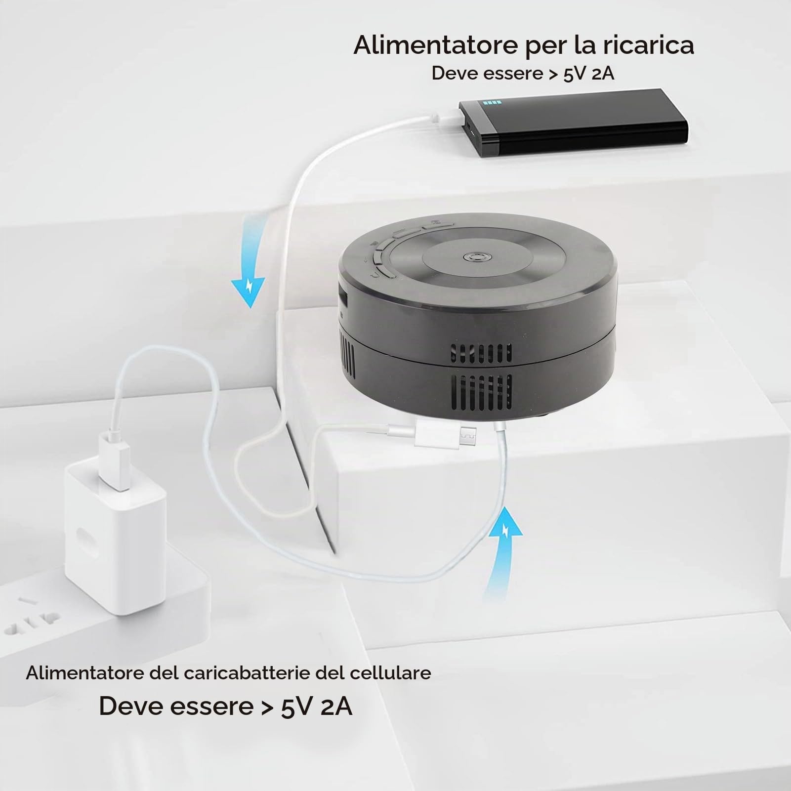 Mini proiettore LED per bambini - Proiettore portatile HD con USB e telecomando